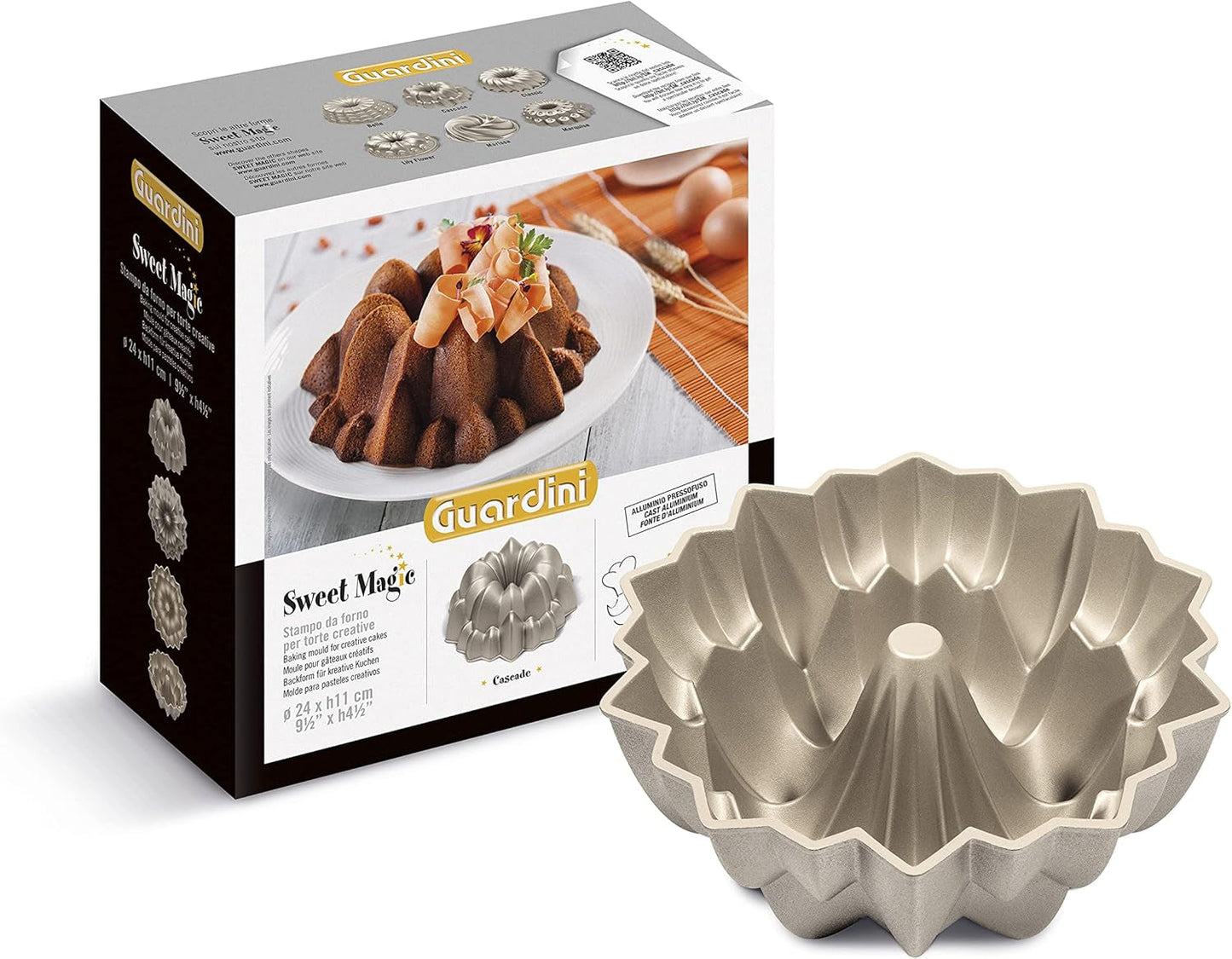 Sweet Magic Backform, Stahl Moldes y bandejas para horno Naty Shop Cascade