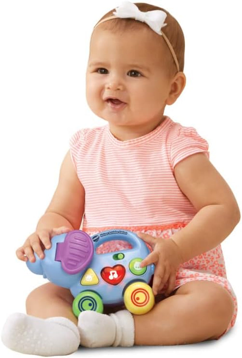 Vtech Baby Elefantito Empujador - Juguete interactivo para empujar y jugar - Con canciones, melodías, frases y sonidos - Para niños de 6 a 36 meses Juguetes para bebés Naty Shop