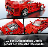 LEGO Speed Champions Superdeportivo Ferrari F40, set de juego con coche de juguete para construir y conductor con una minifigura, set de construcción de colección para niños, regalo para niños y niñas 76934 Juegos de construcción Besuche den LEGO-Store