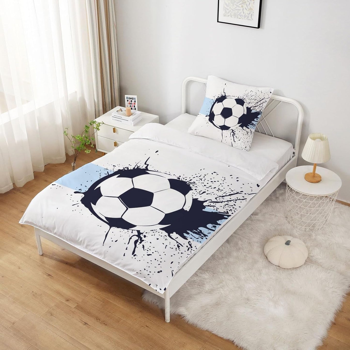 Ropa de cama niño, fútbol, microfibra poliéster Ropa de cama - infantil Naty Shop