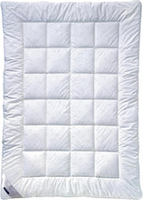 Billerbeck Edredón De Fibra King E21 - Edredón De Fibra De Aloe Vera Refinada - Edredón Para Todas Las Estaciones De 135 X 200 Cm Con Calidez Media, Blanco Naty Shop Edredones Individuales 135 X 200 Cm Mediano (M)