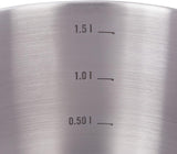 Tatonka Food Bowl - Recipiente/bol para alimentos de acero inoxidable - Con tapa, clips de fijación y escala de volumen - Volumen 0,5L / 0,75L / 1L Cajas para almacenar alimentos Naty Shop