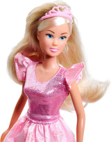 Simba Steffi Love Princess Diamond Princess Play Doll con cofre del tesoro mágico, cetro y diamantes, 29 cm, a partir de 3 años
