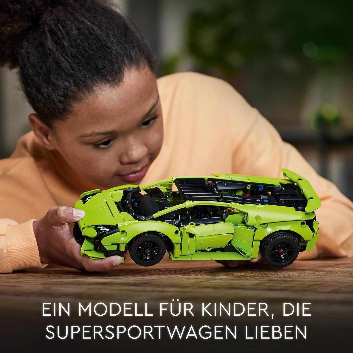 LEGO 42161 Technic Lamborghini Huracán Tecnica Kit de modelo de coche de juguete Set de construcción de coches de carreras para niños niñas Colección de aficionados a los deportes de motor Juegos de construcción de regalo Besuche den LEGO-Store