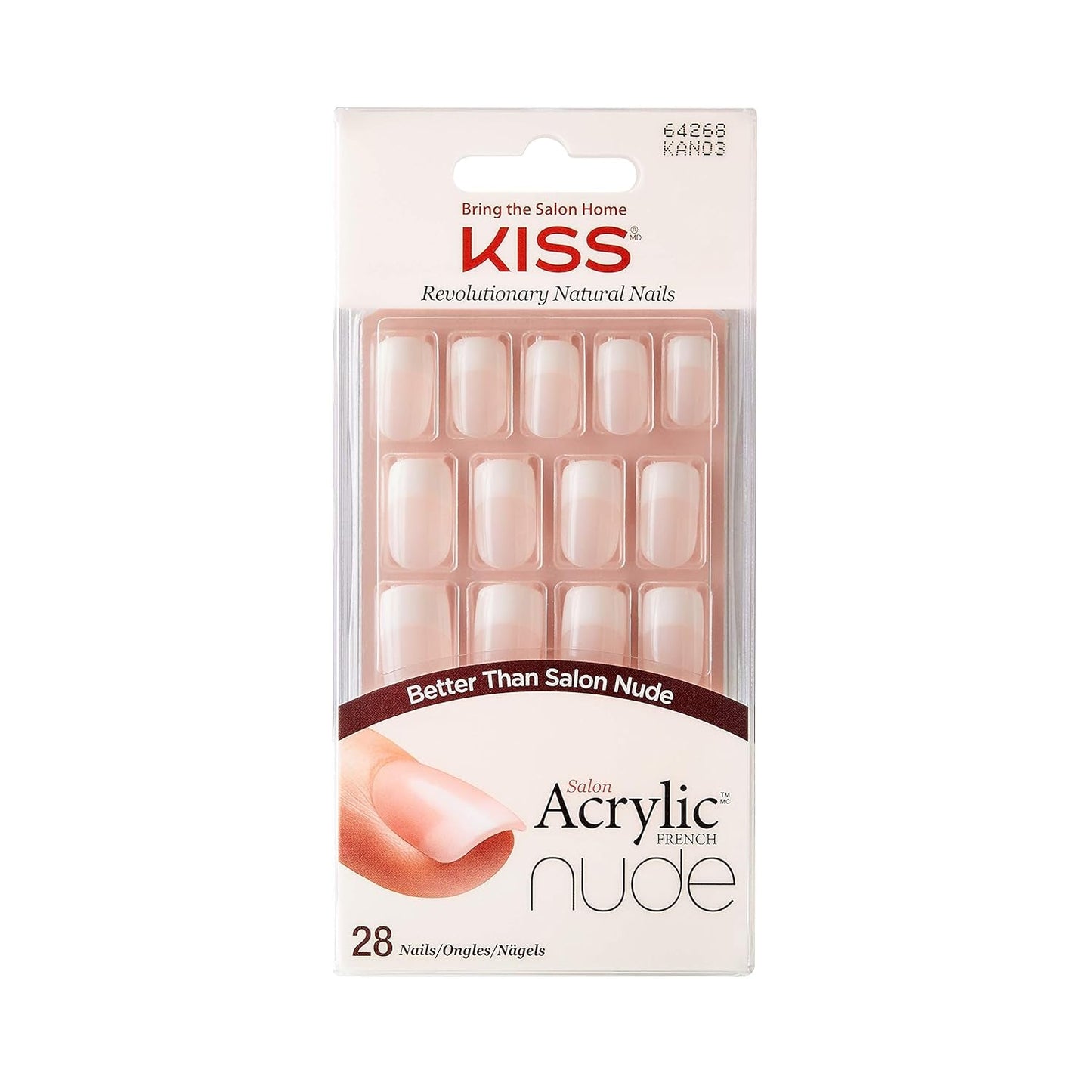 Kiss Nude Nails Cashmere & Nude Nails Uñas increíbles