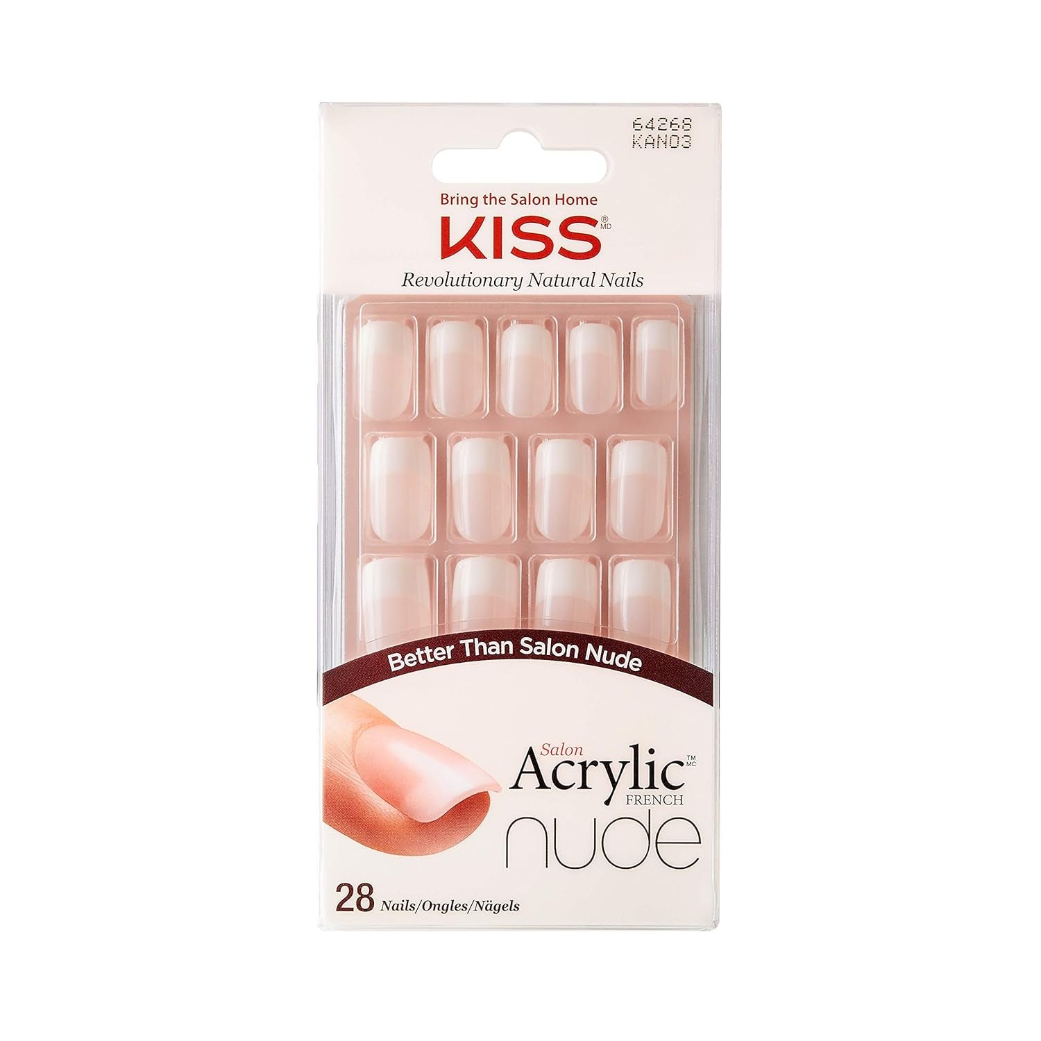 Kiss Nude Nails Cashmere & Nude Nails Uñas increíbles