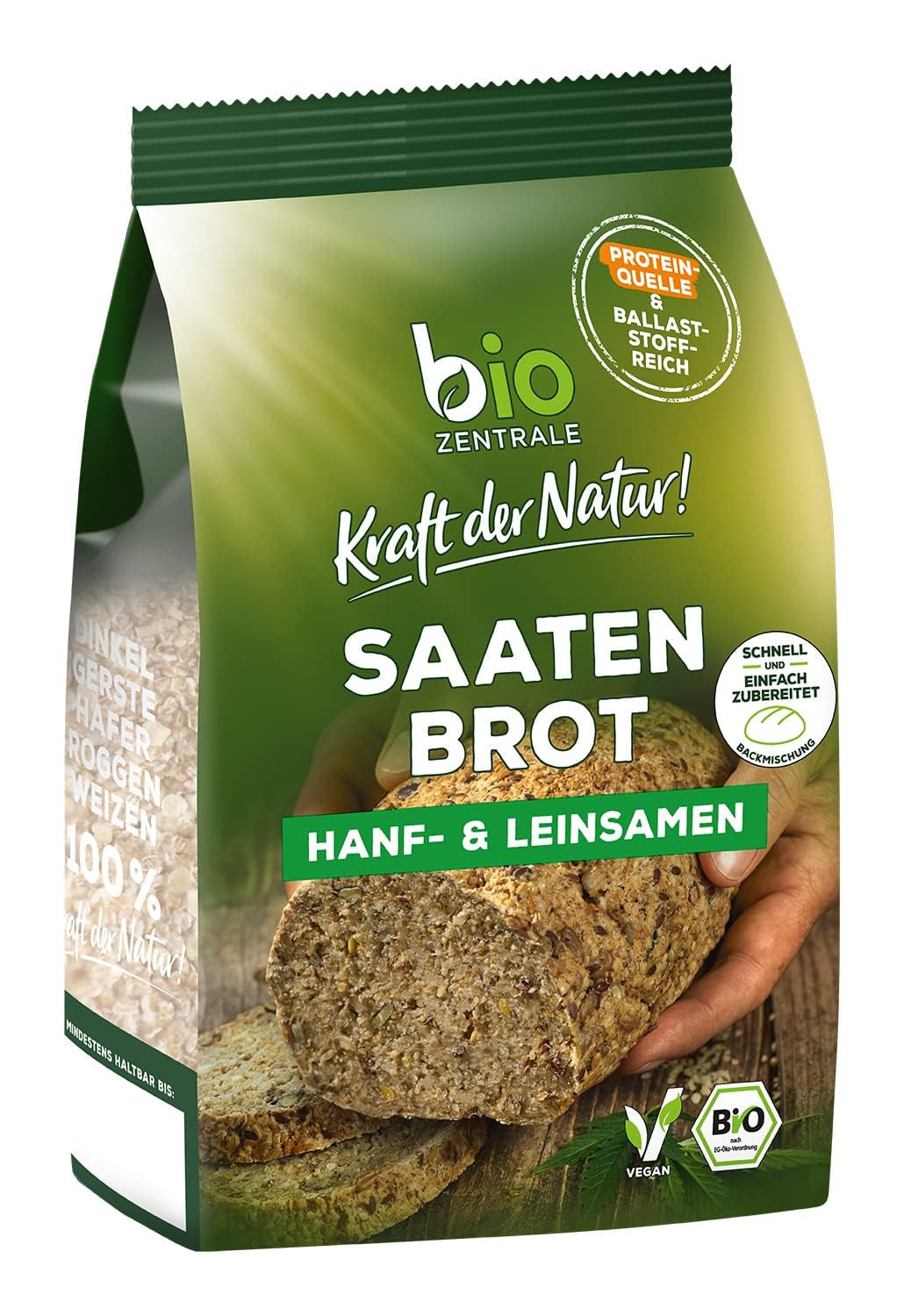 Semillas de lino enteras Biocentral | 7 x 400g de semillas de lino orgánicas | Ideal para yogur, muesli y pan | Alternativa al psyllium, las semillas de cáñamo y las semillas de chía