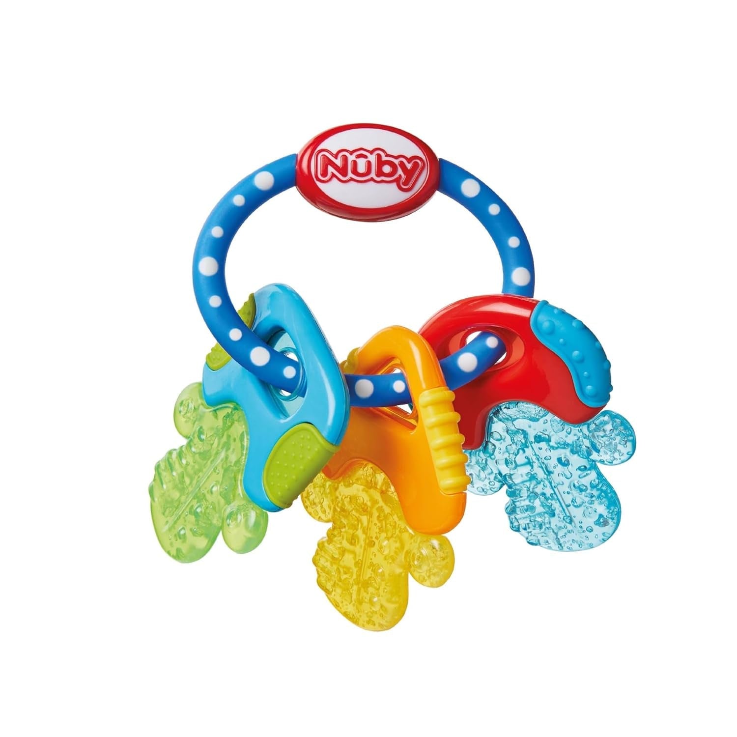 El mordedor Nuby para bebés favorece la vista y la motricidad; el juguete de agarre de gel de hielo llega incluso a los molares; a partir de 4+ meses