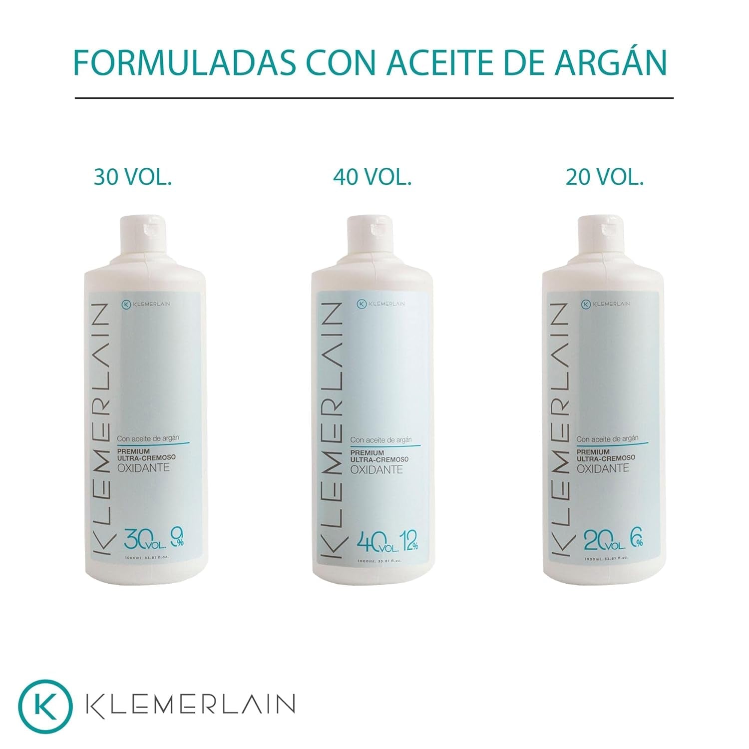 Crema para el cabello con oxígeno. Ultracrema oxidante para el cabello. Tinte permanente para el cabello. vegano. Tinte para el cabello - 1000 ml (20 vol., 6%) Tinte para el cabello Naty Shop