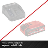 Cafetera espresso inalámbrica Einhell TE-CF 18 Li-Solo Power X-Change (18 V, depósito de agua de 240 ml, para café filtrado y cápsulas de café, asa de transporte, incl. taza de café con tapa, sin batería)