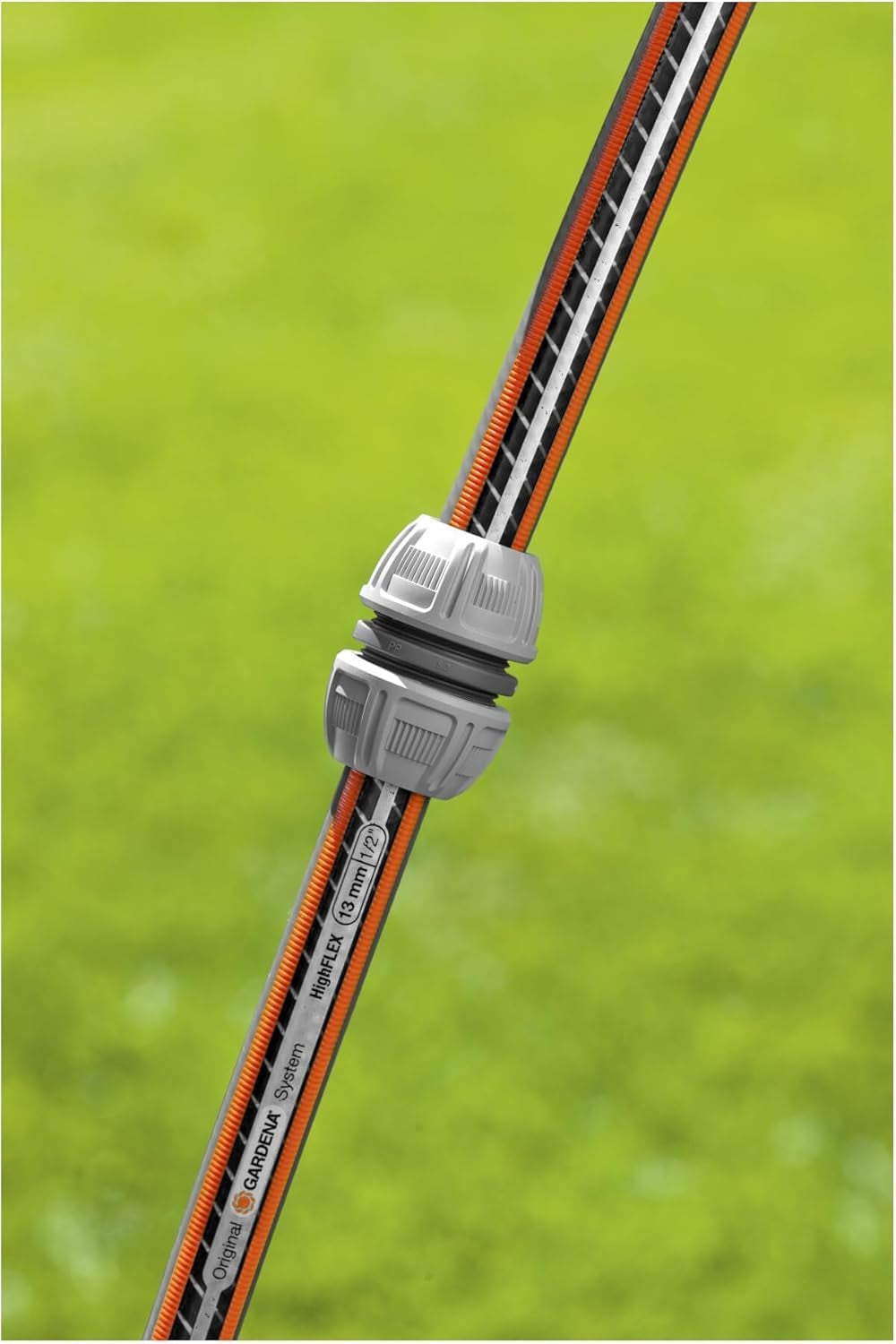 Reparador Gardena de 13 mm (1/2 pulgada) y 15 mm (5/8 pulgada): reparación rápida y sencilla de mangueras sin herramientas, Power Grip, alta fuerza de sujeción, en caja (18232-20)