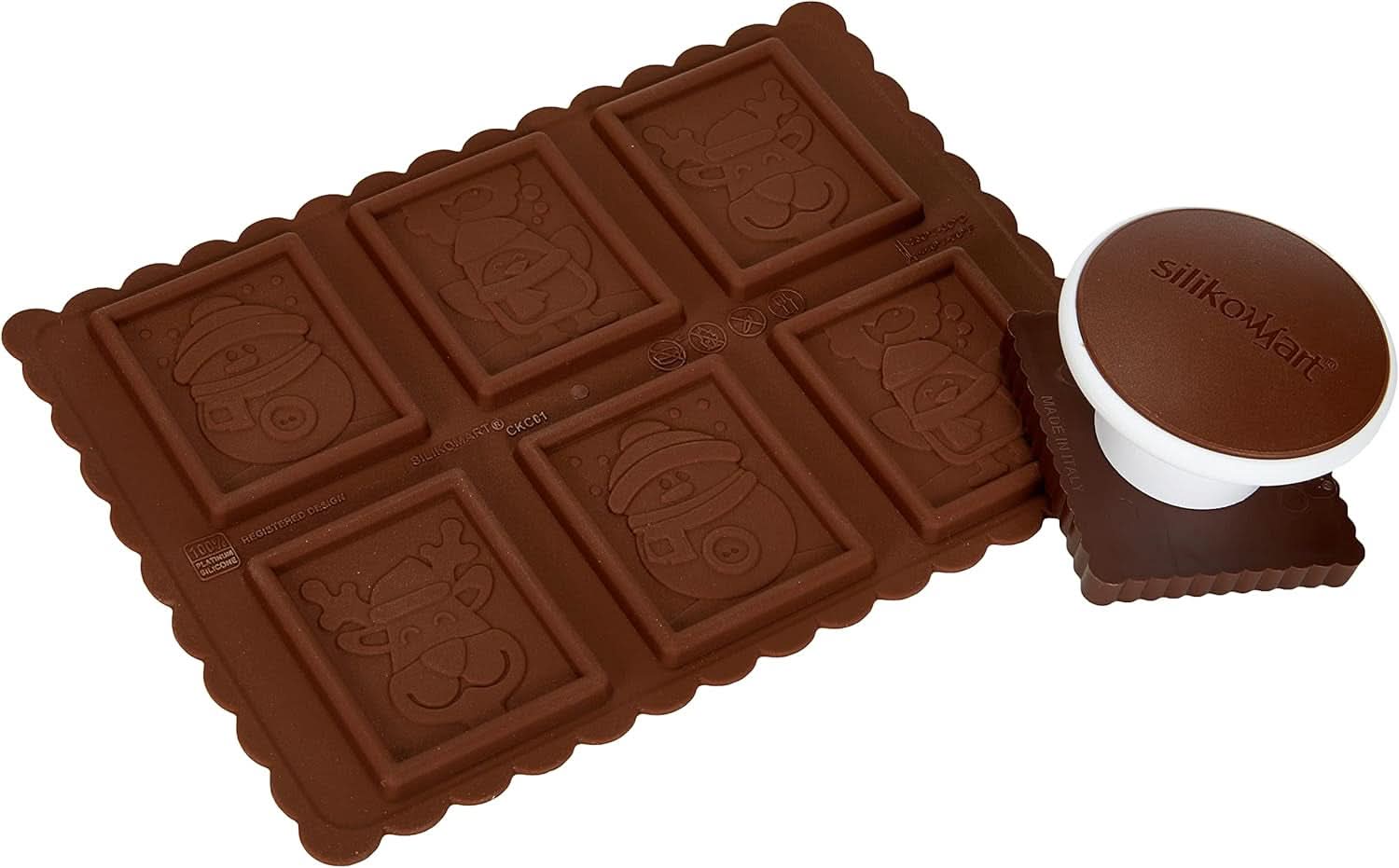 Silikomart 22.161.77.0165 CKC01 Muñeco de Nieve Cocina Slim Naty Shop