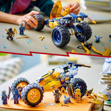 LEGO NINJAGO Buggy todoterreno ninja de Arin, juguete ninja con coche, dragón y 4 minifiguras, set de aventura modelo Buggy para niños, regalo de cumpleaños para niños y niñas de 7 años 71811 Juegos de construcción Beuche den LEGO-Store