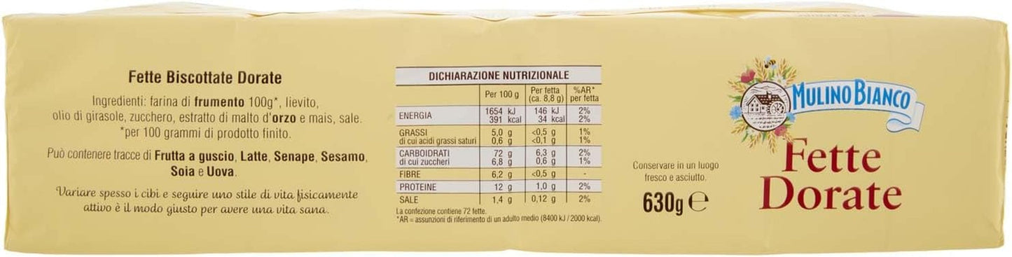 , Bizcocho Graso Dorado - 630 gr