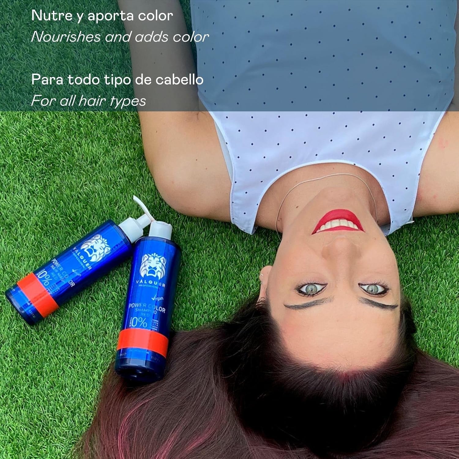 Valquer Mascarilla Profesional Power Color cabellos teñidos. Intensificador de color de cabello vegano y sin sulfatos (cabello rubio dorado) - 275 ml Naty Shop Hair Mask