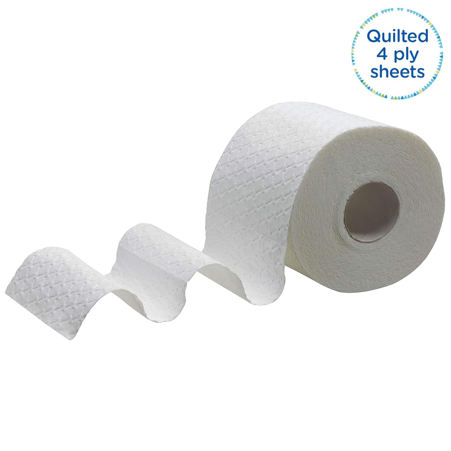 Rollos de papel higiénico Kleenex Premium 8484, papel higiénico 24 rollos x 160 hojas infladas, papel higiénico de 4 capas, 100% fibra pura, alta calidad, resistente al desgarro y suave (paquete de 2)