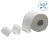 Rollos de papel higiénico Kleenex Premium 8484, papel higiénico 24 rollos x 160 hojas infladas, papel higiénico de 4 capas, 100% fibra pura, alta calidad, resistente al desgarro y suave (paquete de 2)