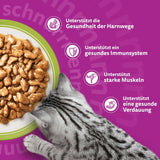 Whiskas Senior 7+ Comida Húmeda Selección Mixta en Salsa, 48 sobres, 12x85g (paquete de 4) - Comida húmeda de alta calidad para gatos a partir de 7 años