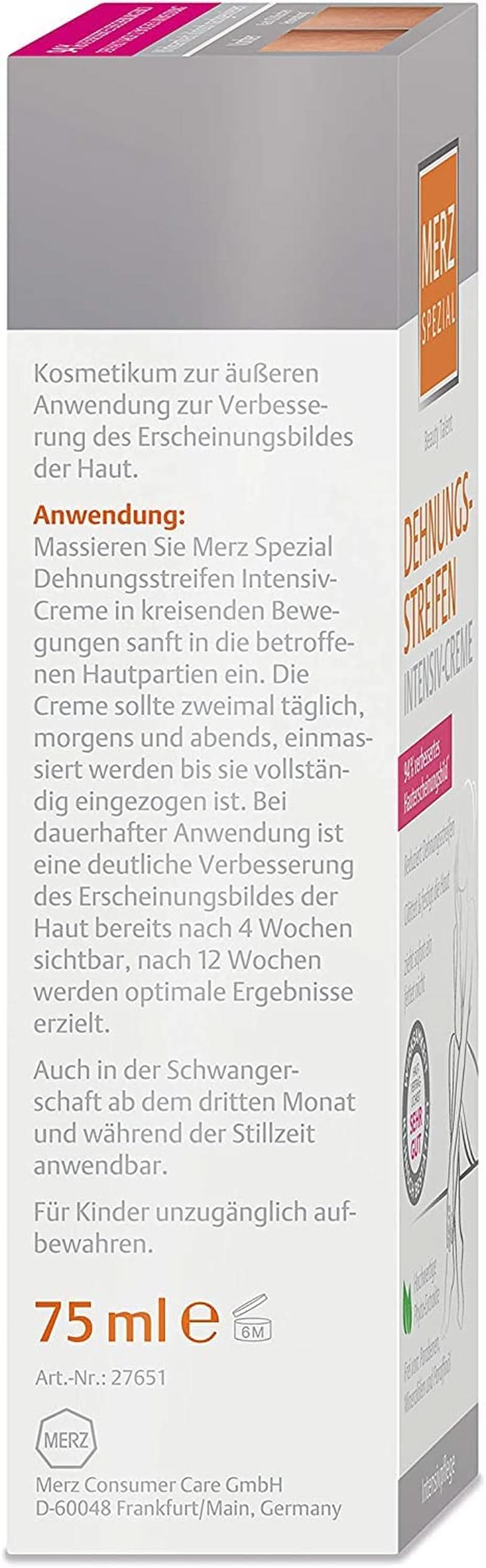 Merz Spezial, Crema intensiva para estrías, 75 ml Cosmética y Belleza Naty Shop