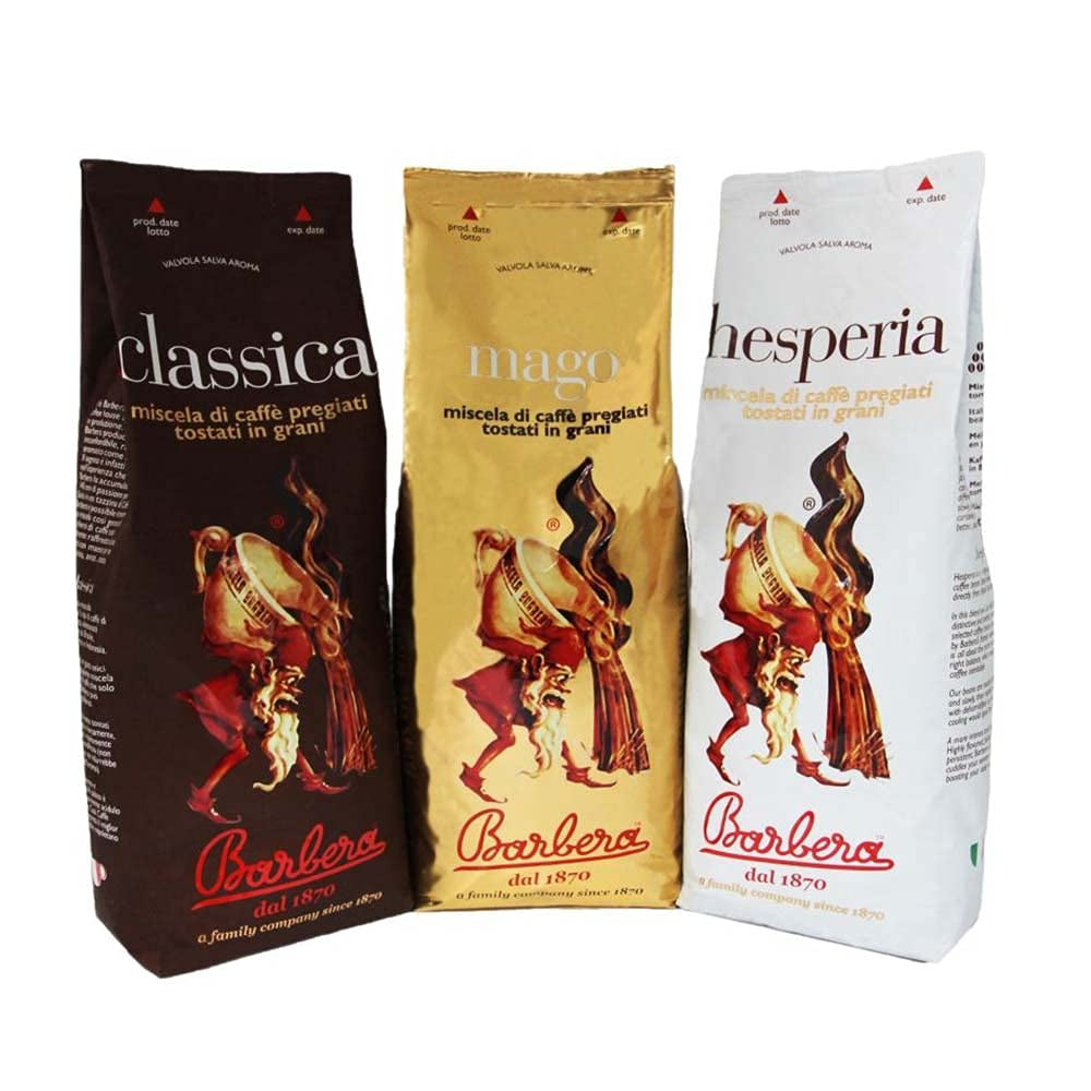 Caffè Barbera - Kit de café con 3 mezclas - 1870