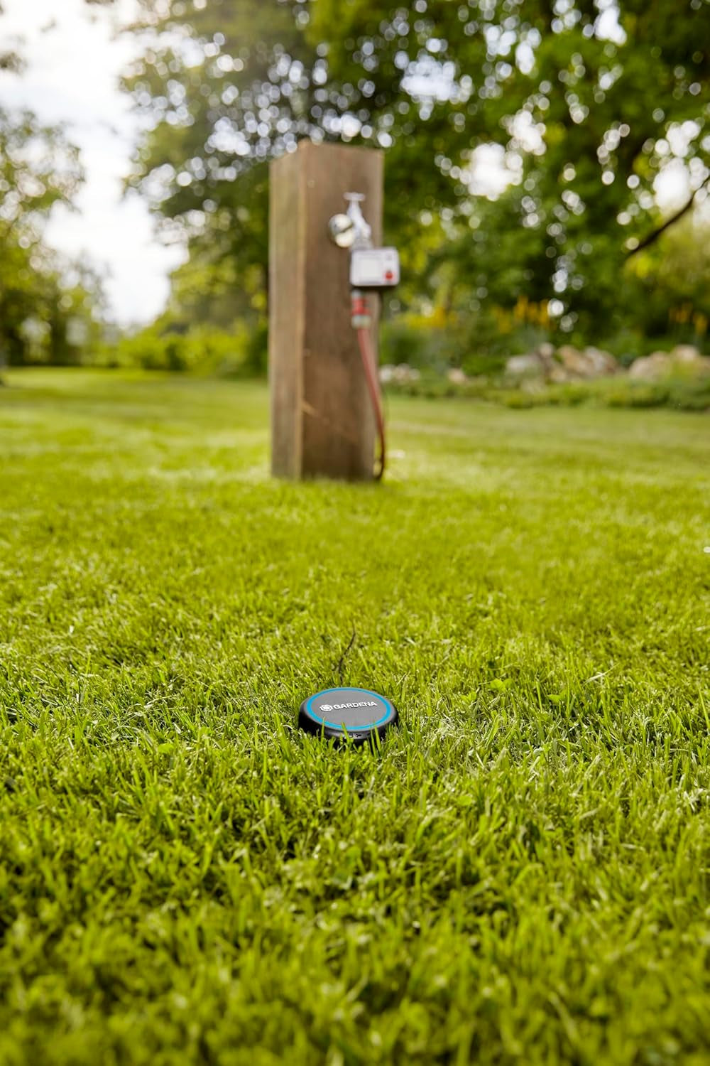 Cable de extensión Gardena (10 m) para sensor de lluvia y sensor de humedad del suelo, cable de conexión con sistema Easy Click, extensible hasta 105 m, para uso sobre y bajo tierra (01868-20)