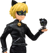 BANDAI - Miraculous Ladybug - Muñeca Maniquí 26cm - Motan Noir - Licencia Oficial Miraculous - Muñeca Articulada Motan Noir - Juguete a partir de 4 años - P50002