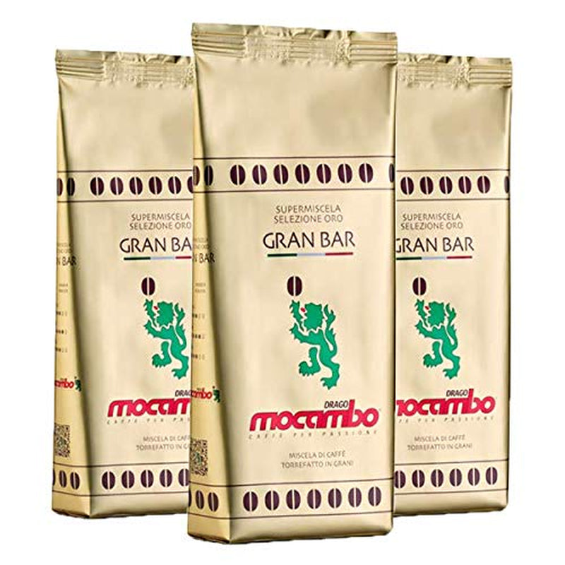 3 x Mocambo Gran Bar Selezione Oro, 250 g de frijoles