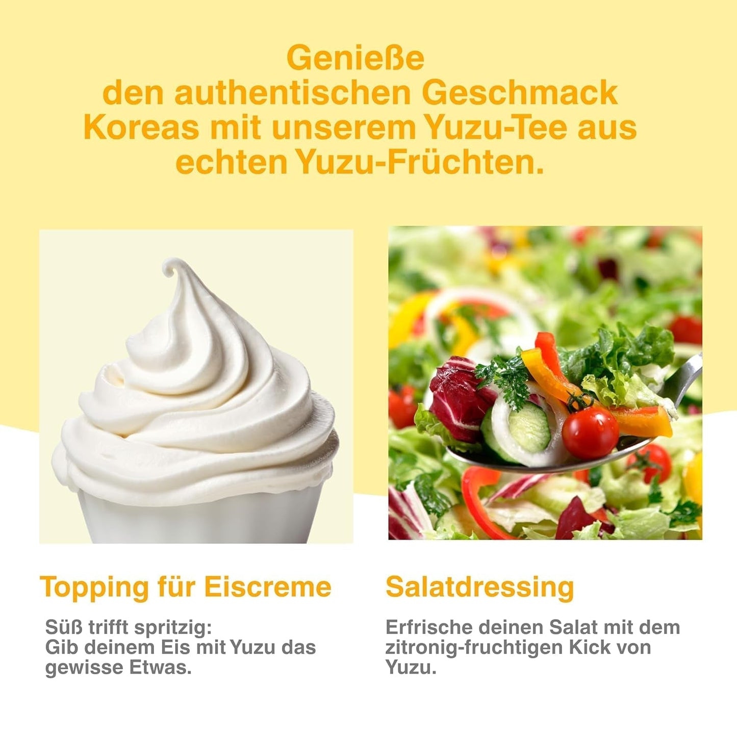 Bebida coreana Easycookasia – Té Yuzu | Afrutado, dulce y cítrico | Con vitamina C | Para té, limonada, cócteles y postres | Descubre la cultura asiática del té (500g)
