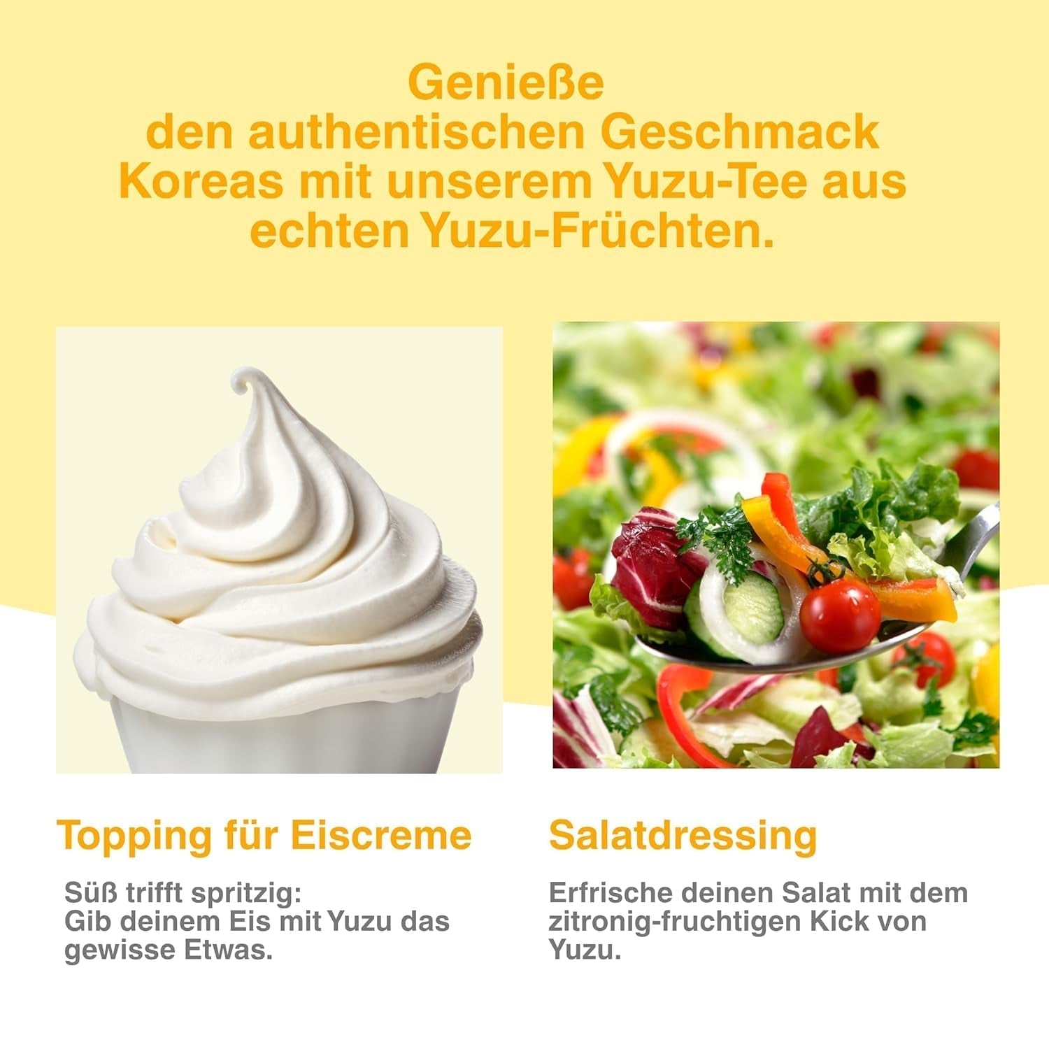 Bebida coreana Easycookasia – Té Yuzu | Afrutado, dulce y cítrico | Con vitamina C | Para té, limonada, cócteles y postres | Descubre la cultura asiática del té (500g)