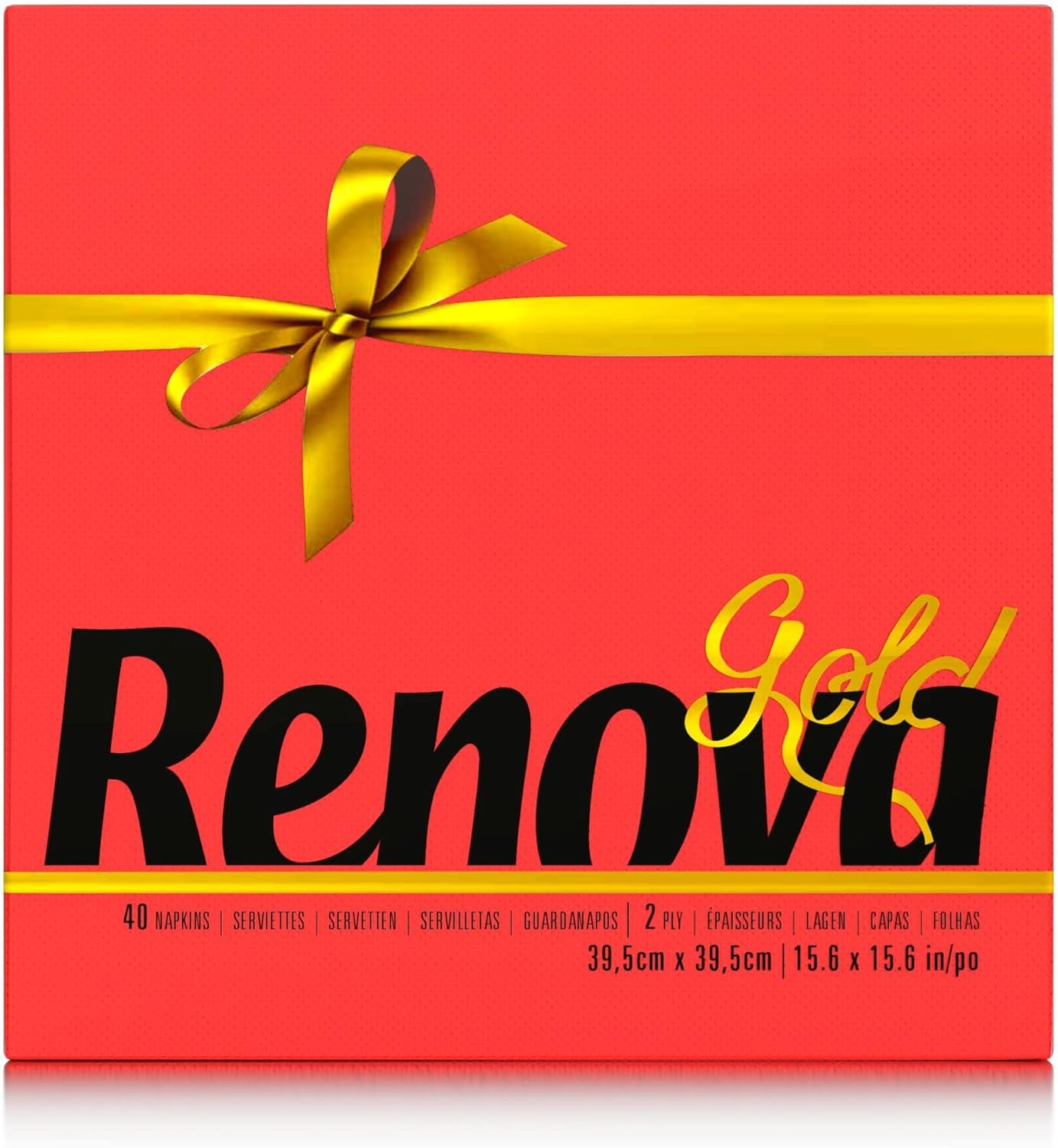 Servilletas de papel Renova Red Gold - 40 servilletas