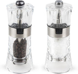 OSLO Duo acrílico/acero inoxidable 14 cm Molinillos y Molinillos Naty Shop Set molinillo de sal y pimienta