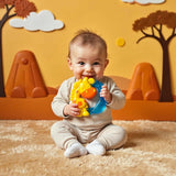 Mordedor Playgro Jerry Jirafa - Mordedor para bebé - Mordedor para bebé de silicona - Mordedor de silicona - Ayuda para la dentición - Silicona - Mordedor para bebé - Colorido
