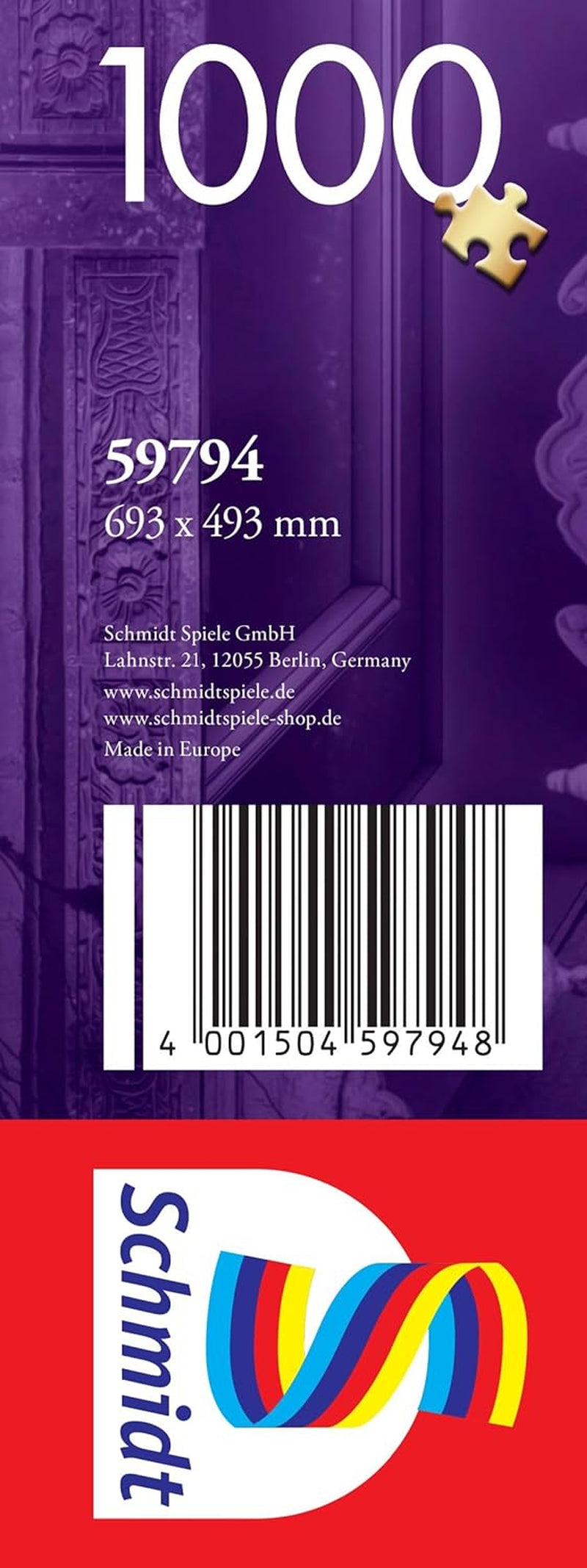 Schmidt Spiele 59794 Casa de jardín en los viñedos, rompecabezas de 1000 piezas Puzzle Naty Shop