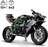 LEGO Technic Moto Kawasaki Ninja H2R, regalo de cumpleaños para niños y adultos, decoración, juguete, modelo para niños y niñas a partir de 10 años 42170 Juegos de construcción Besuche den LEGO-Store