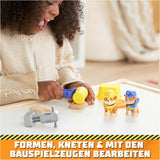 Rubble & Crew - Juego de figuras de acción de Rubble & Mix, 2 juguetes de construcción y arena de construcción cinética de 85 g, juguete adecuado para niños de 3 años en adelante Figuras de acción Naty Shop