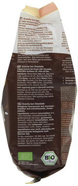 Sol crujiente de granero | Muesli con chocolate | Ecológico | Vegetariano, 375 gramos