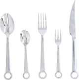 Juego de cubiertos 5 piezas, acero inoxidable Cocina Naty Shop