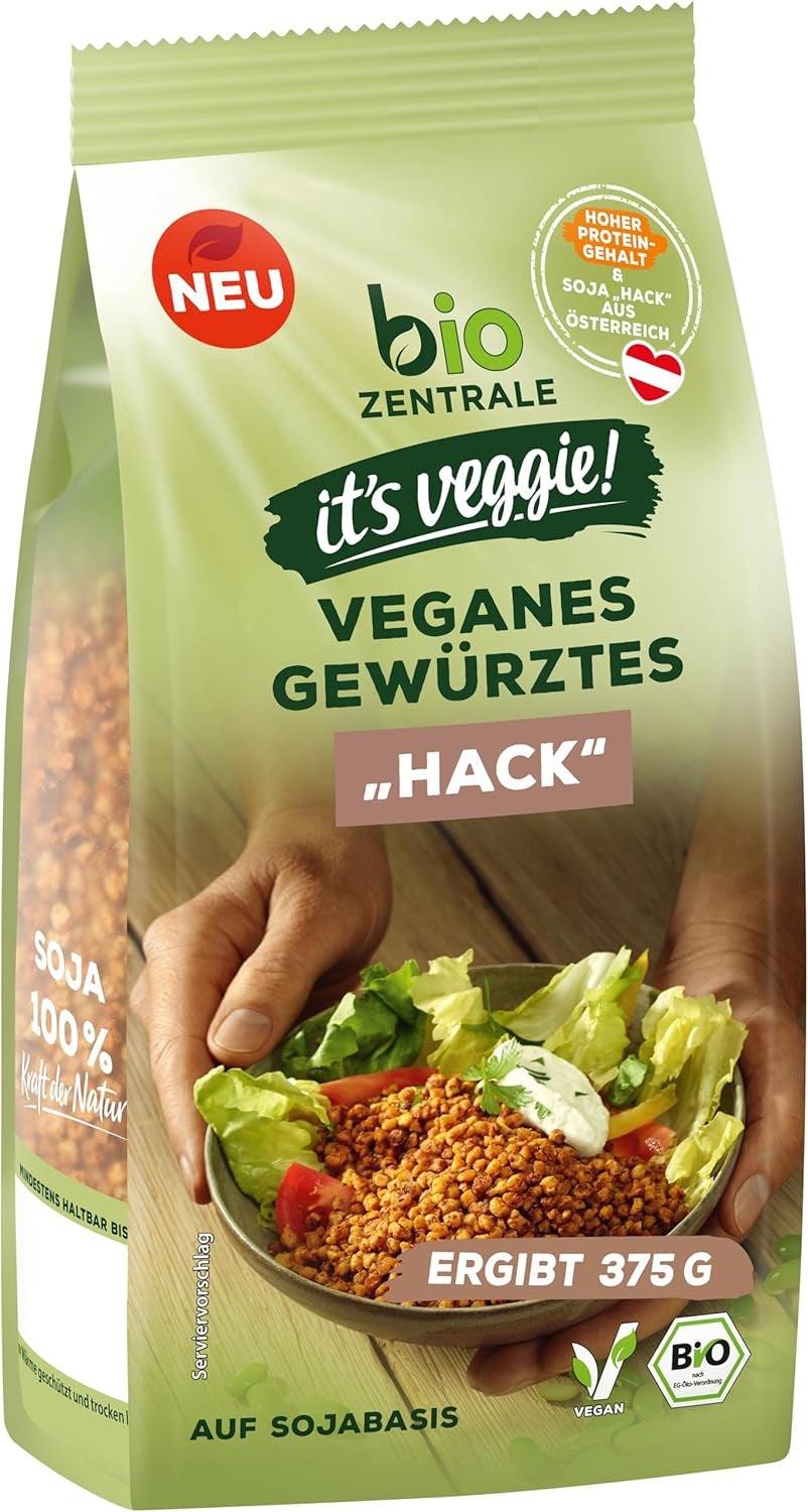 Biozentrale Bulgur en bandeja con verduras y jengibre | 200 g perfecto para una comida rápida para llevar | fuente de proteína vegana | fácil de preparar