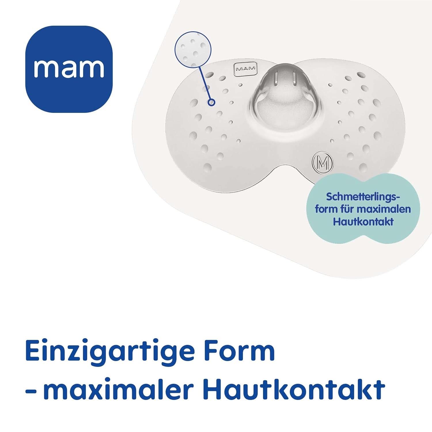 MAM Stillhütchen Größe L (Ø 23 Mm) Im 2Er-Set, Extra Weiche Brusthütchen Zum Schutz Beim Stillen, Brustwarzenschutz Für Maximalen Hautkontakt Zwischen Mutter Und Kind Accessories Alimentación y Lactancia Bebe Naty Shop
