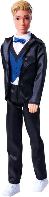 Simba 105733629 - Steffi Love Kevin Encantadora muñeca de 30 cm con traje elegante, pajarita y chaleco, a partir de 3 años