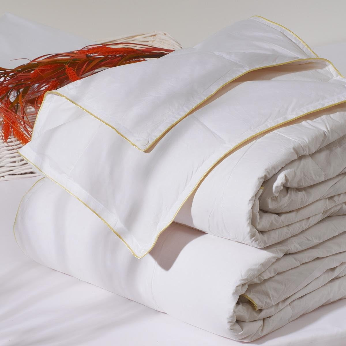 Edredón Sancarlos Vivaldi, Algodón, Blanco, Cama 105-180 X 220 Cm Edredones y edredones Naty Shop