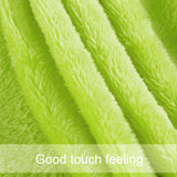 Sourcing Map Manta acogedora colcha Manta de lana suave y cálida como manta de sofá Manta de sofá Sala de estar y manta de peluche Manta de lana suave terciopelo felpa verde manzana 150X200Cm Camas y mantas uxcell