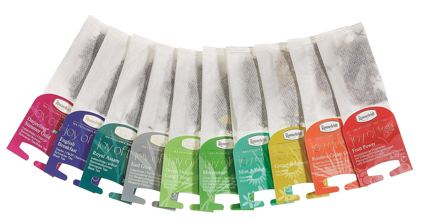 Fruit Power "Joy of Tea" - Té de frutas con sabor a fresa y frambuesa, 15 bolsitas de té, 54 g