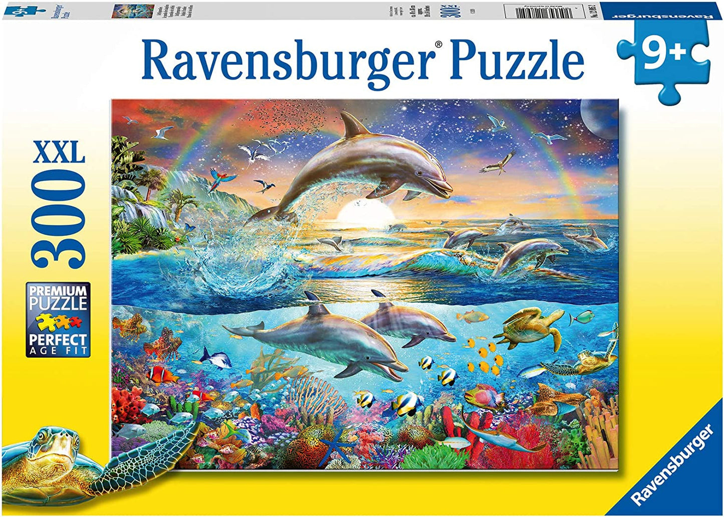 Puzzle Ravensburger para niños - 12895 Paraíso de los delfines - Puzzle para niños mayores de 9 años, con 300 piezas en formato XXL Puzzle Naty Shop
