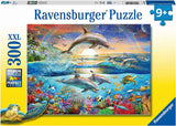 Puzzle Ravensburger para niños - 12895 Paraíso de los delfines - Puzzle para niños mayores de 9 años, con 300 piezas en formato XXL Puzzle Naty Shop