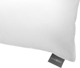 Almohada de plumón Traumnacht Comfort con relleno de plumón de alta calidad y funda resistente a las pelusas, 100% algodón, certificado Oeko-Tex, 80 x 80 cm, fabricada según el estándar de calidad alemán Almohadas estándar Naty Shop
