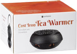Juego de té tradicional de hierro fundido Dimono: tetera, calentador y 2 tazas de té.