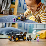LEGO 76264 DC Persecución en el Batimóvil: Batman Vs. Juego de coches de juguete Joker, Set inicial de superhéroe con 2 minifiguras, Juguete para preescolares, niños y niñas a partir de 4 años, Juegos de construcción de montaje rápido Besuche den LEGO-Store