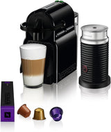 Cafetera espresso de cápsulas Nespresso De'Longhi EN 80.B Inissia, bomba de alta presión y función de ahorro de energía, apagado automático a los 9 minutos, volumen de taza para espresso y longo, depósito de agua de 0,7 l, negra