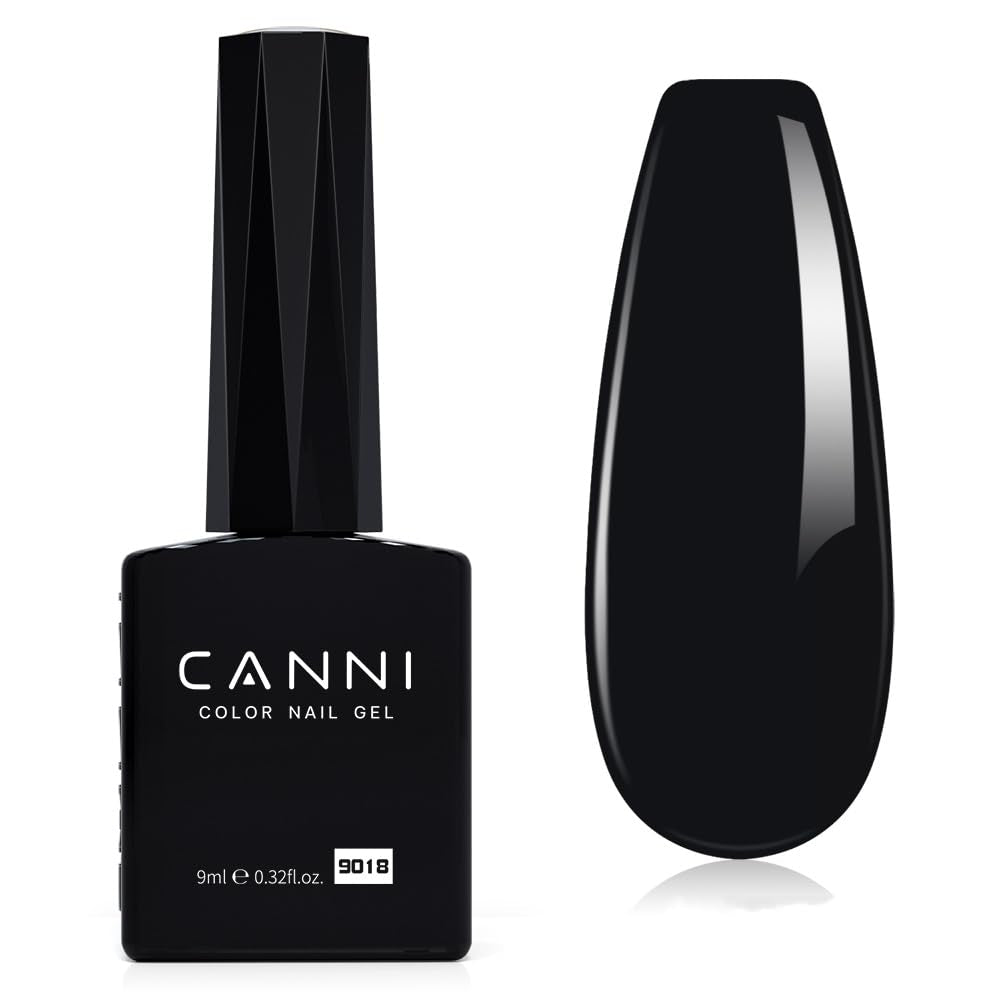 CANNI esmalte de uñas en gel, semipermanente, morado oscuro, esmalte de uñas, gel UV, remojo, manicura